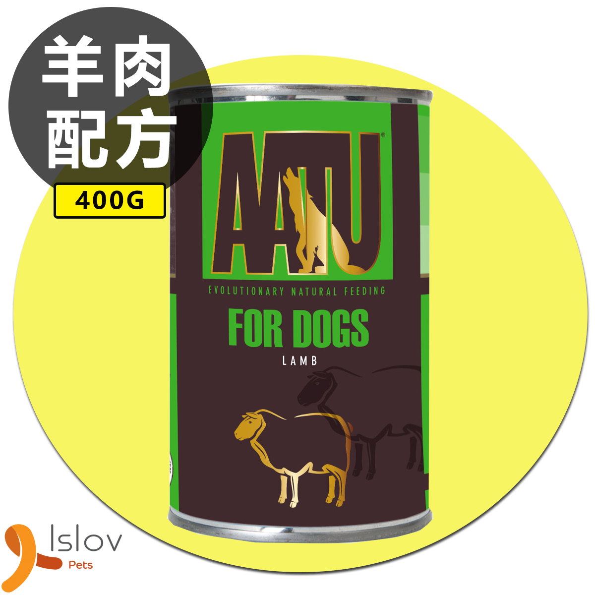 AATU - 全犬主食配方狗濕糧罐頭 400克