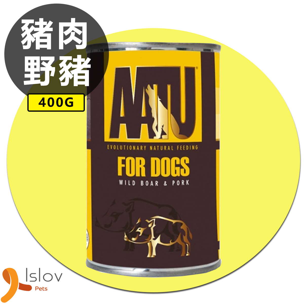 AATU - 全犬主食配方狗濕糧罐頭 400克