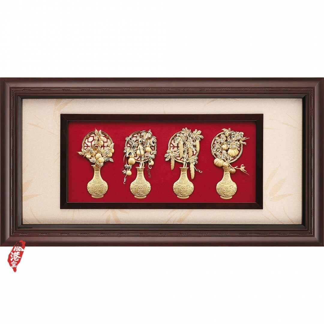 金箔畫禮品│豐收│開業開市、開幕喬遷、入厝賀禮推薦