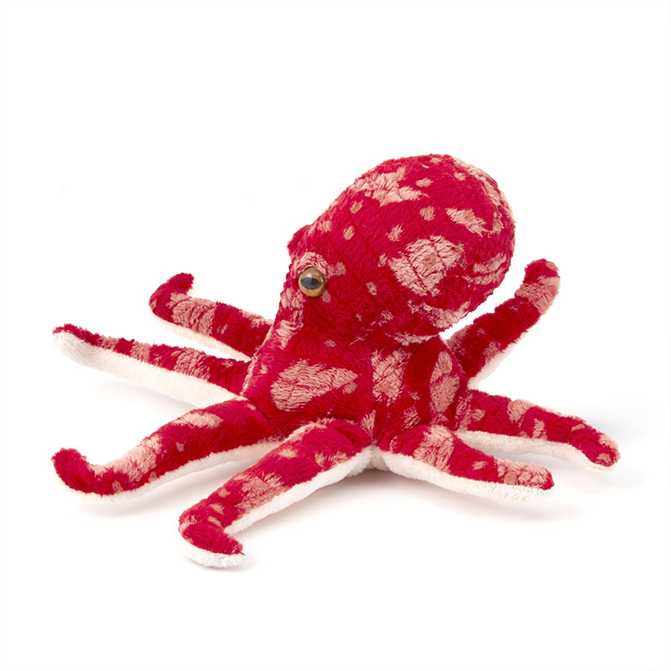 Mini Flopsie Octopus (Red Dot) Plush