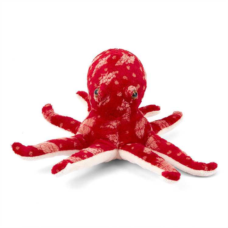 Mini Flopsie Octopus (Red Dot) Plush