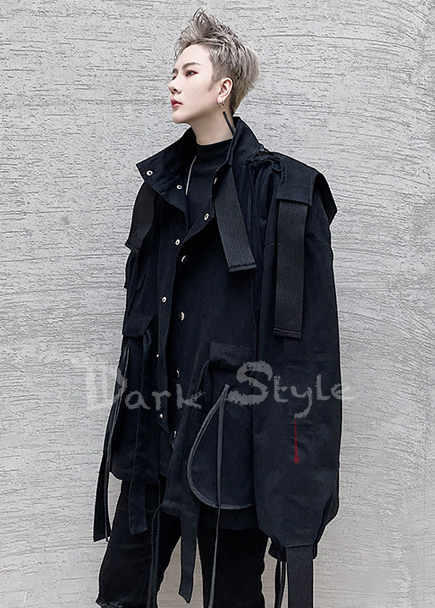 影軍-多織帶連帽機能防風外套