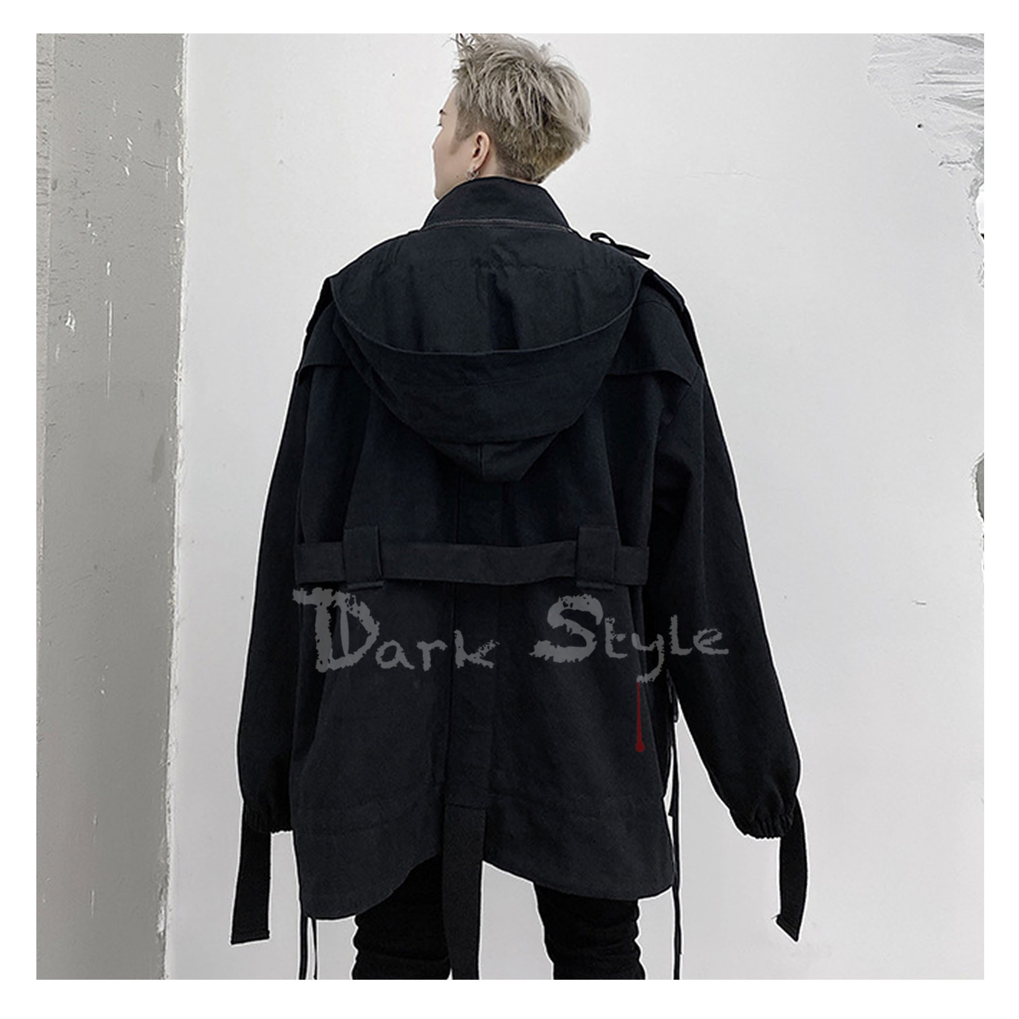 影軍-多織帶連帽機能防風外套