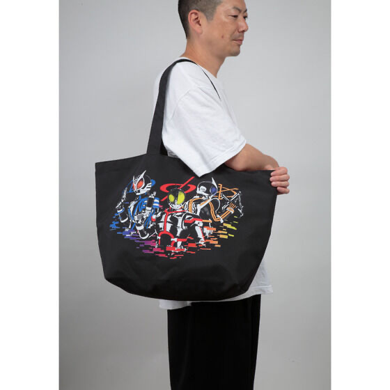 Pbandai 預訂2024/3月 仮面ライダー555（ファイズ） 　ビッグトートバッグ【集合柄】Totebag