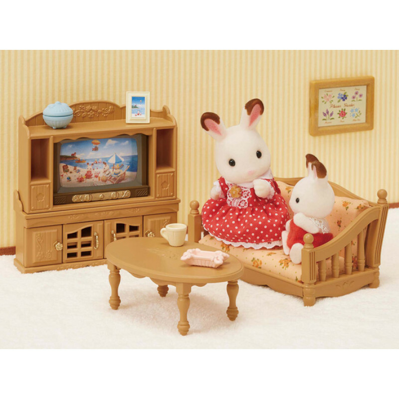 Sylvanian Families 森林家族 森林家族電視櫥櫃套裝(新版)