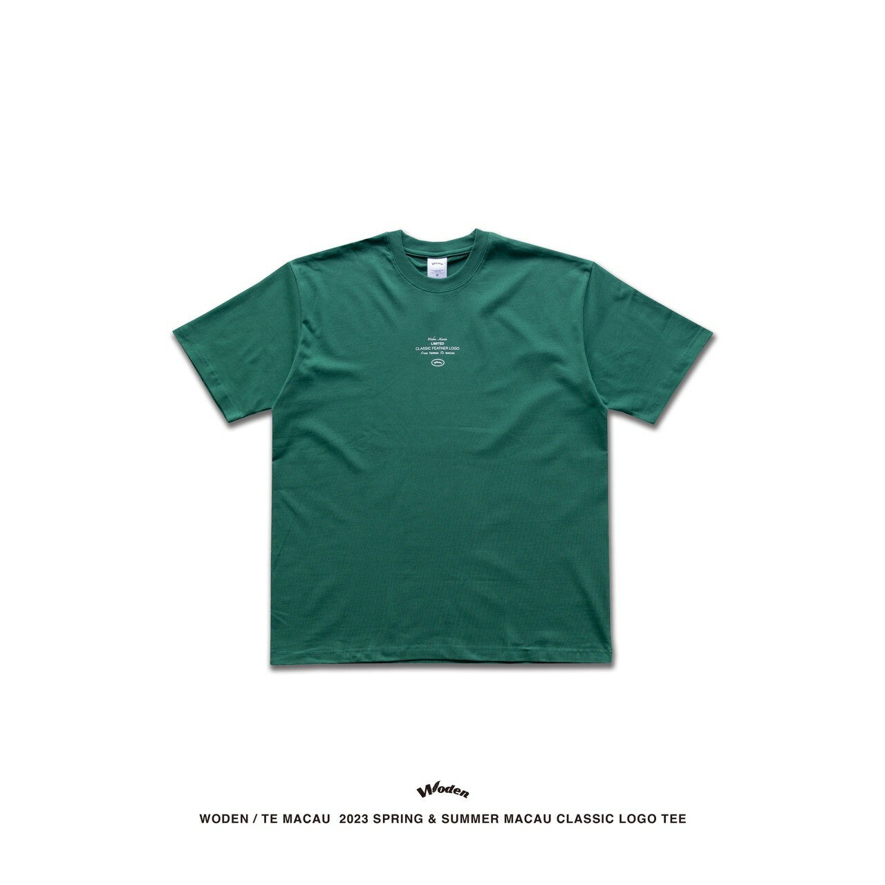 WODEN / TE Macau  2023 Spring & Summer 062 Macau Classic LOGO tee 綠色款
