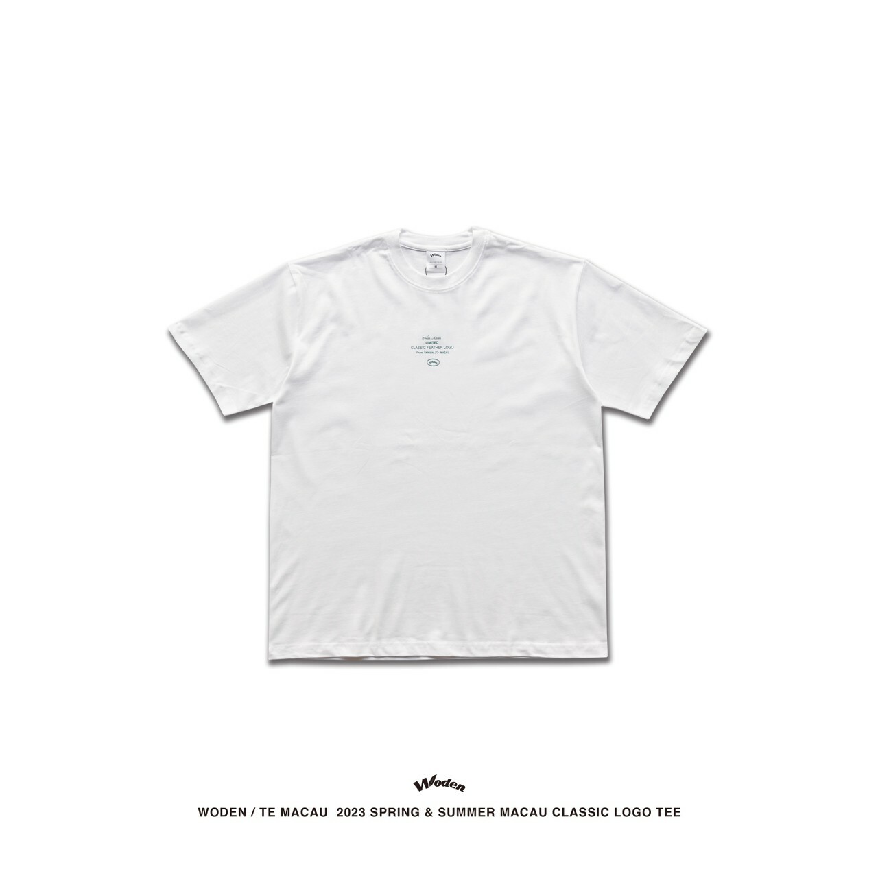 WODEN / TE Macau  2023 Spring & Summer 062 Macau Classic LOGO tee 白色款