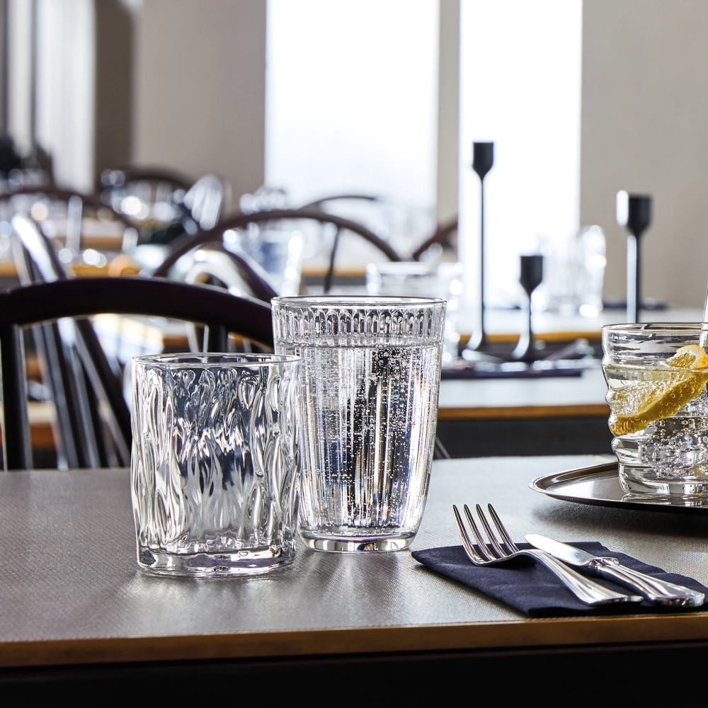 Bormioli Rocco 4款 線條冷飲杯 線條水杯 玻璃杯 290ml-390ml 1/入 (共4款) 金益合玻璃器皿