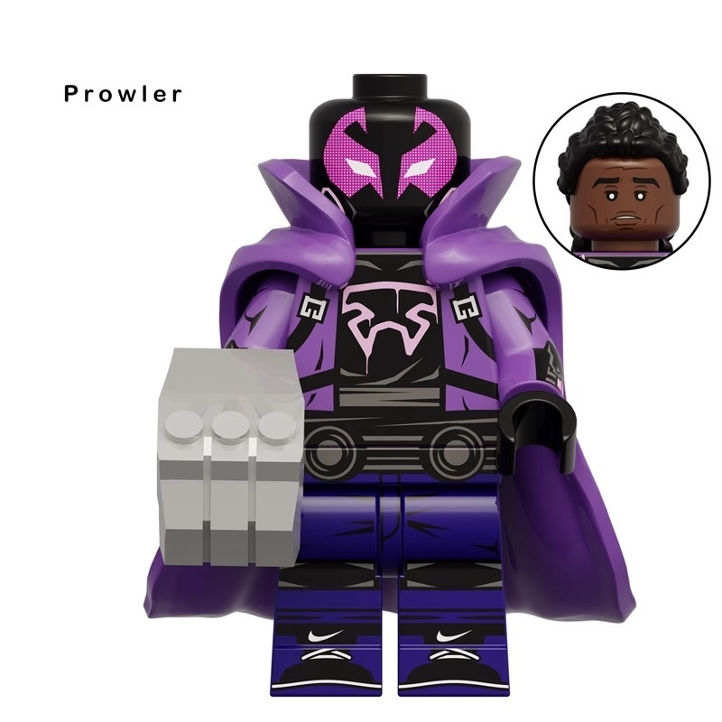 Prowler Spiderman Marvel Minifigs Fit Lego XP548