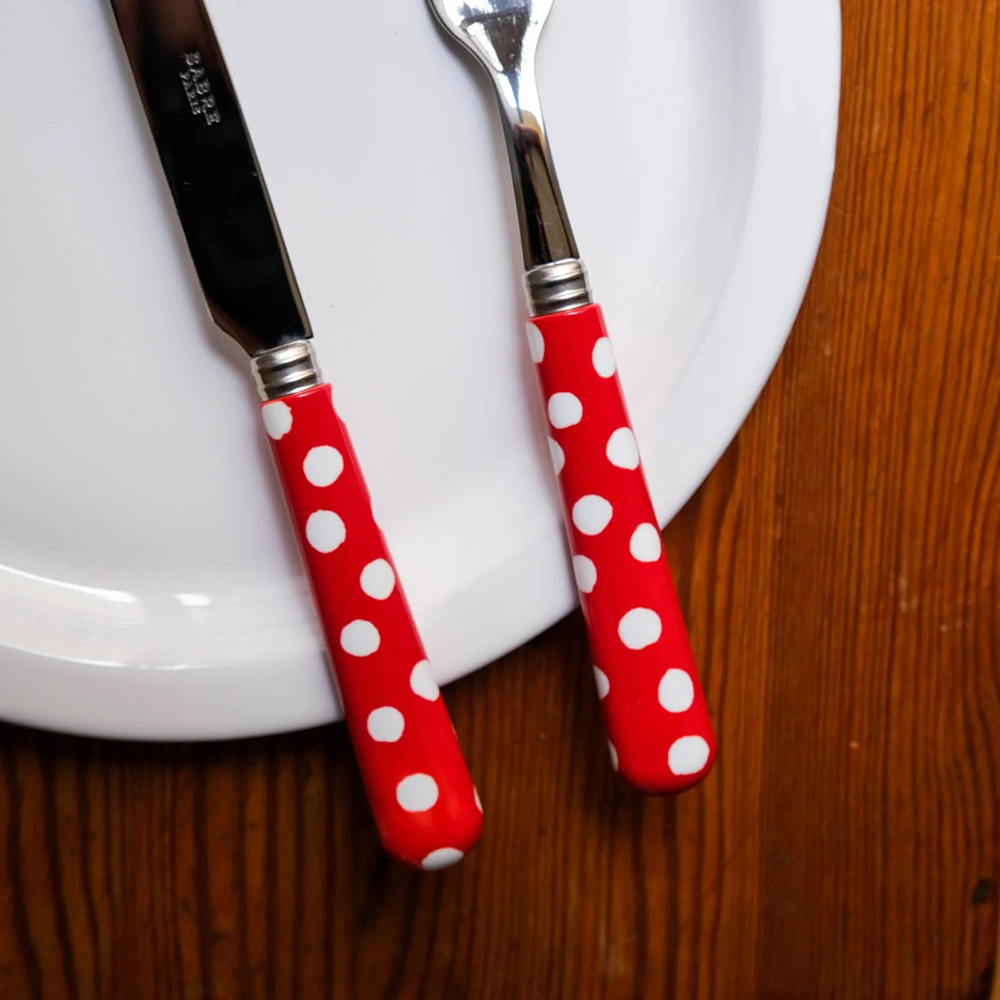 SABRE | Pop! White Dots 點點玩色系列 | 湯勺 | 紅