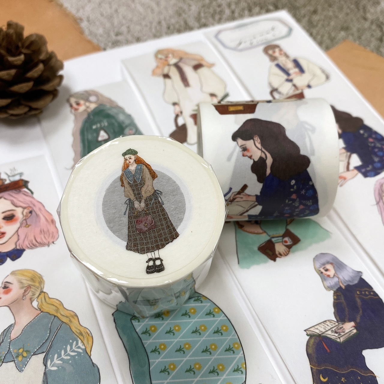 甜蜜生活 拼貼時光 附離型紙紙膠帶