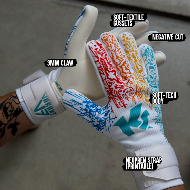 KEEPERSPORT VARAN 7 CHALLENGE NC 童裝 龍門手套 白彩色