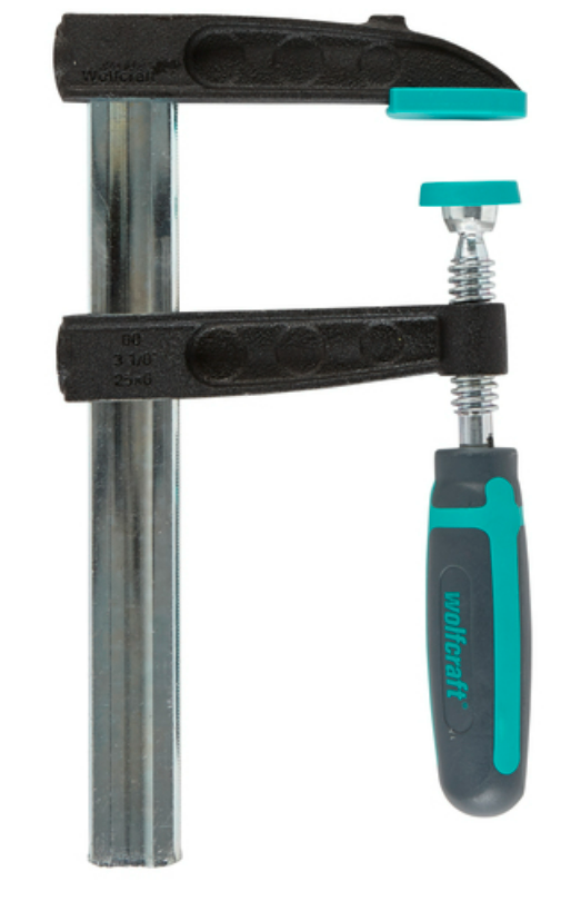 德國"WOLFCRAFT" 包膠重裝F夾(80mm深)