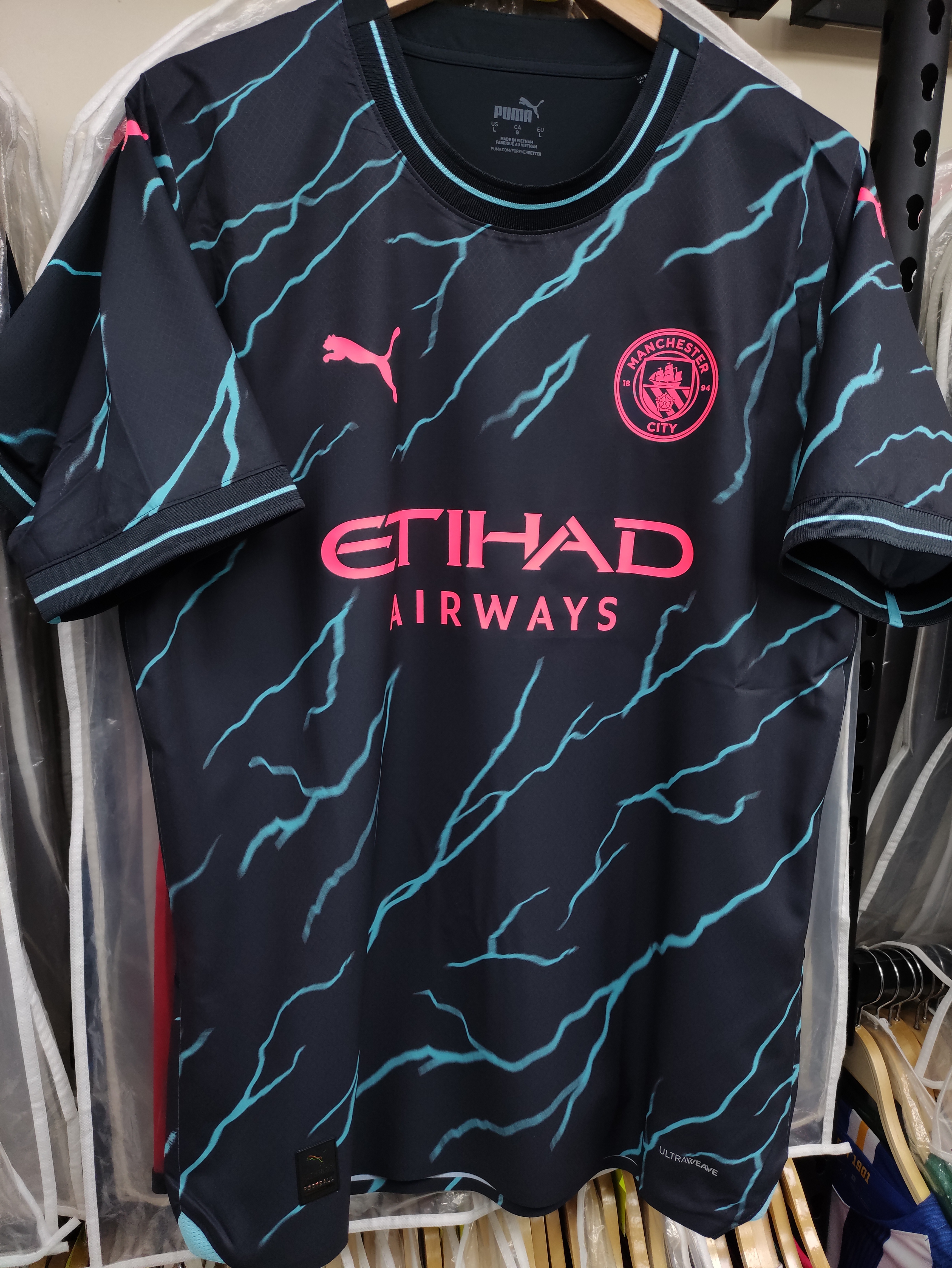 23-24曼城二客夏蘭特球員版球衣