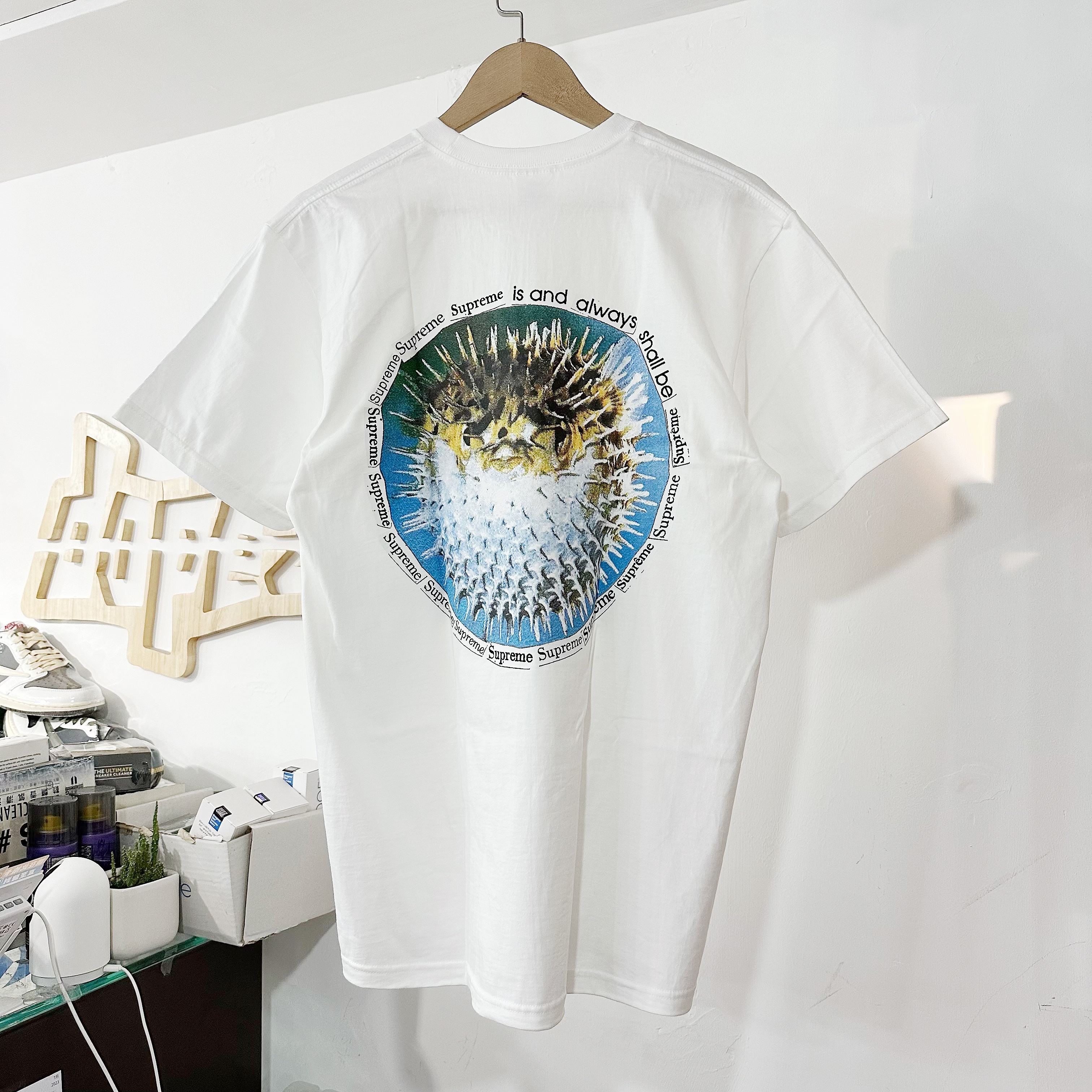 Supreme SS23 Blow Fish Tee White