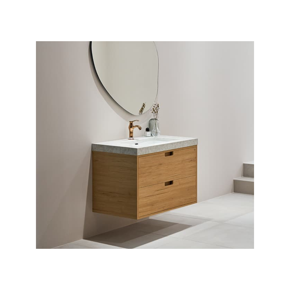 OVO京典衛浴 浴櫃推薦型號 L6412S+WN13-100+WP0018 / F8037 檯面式臉盆搭配範例 *