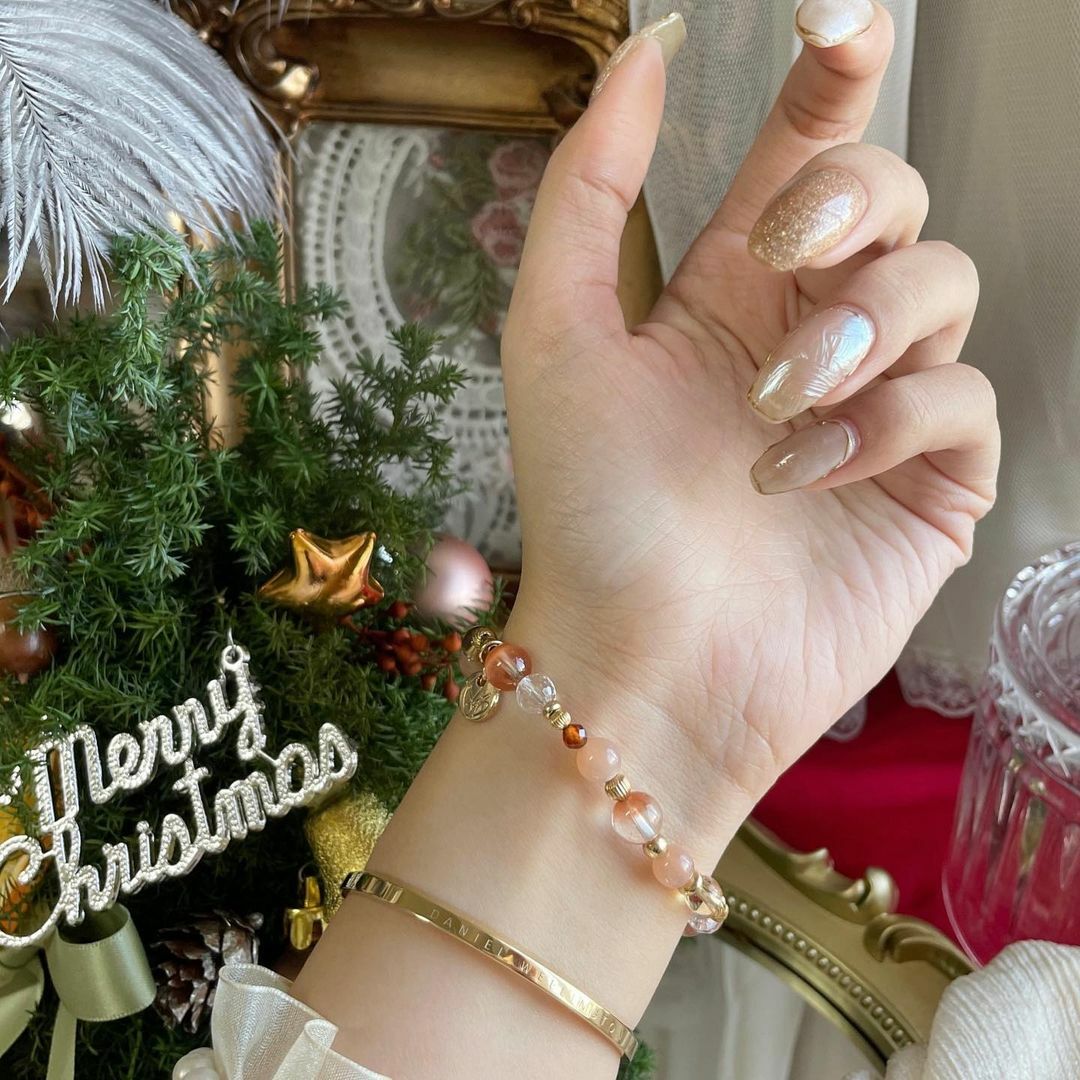 ☽⋆◌* 柿果餅鋪的回憶／半盆紅兔毛．橙月光．橙石榴石