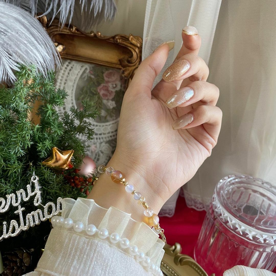 ☽◌*光墜／透體安德森．月光石．拉長石