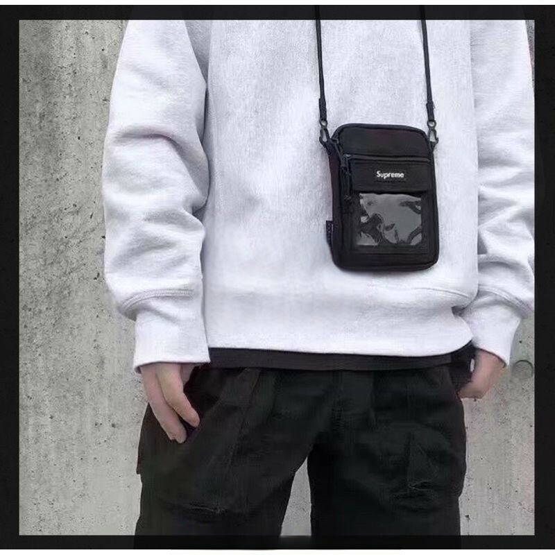 Supreme Utility Pouch 透明 單肩工具包 小挎包19ss