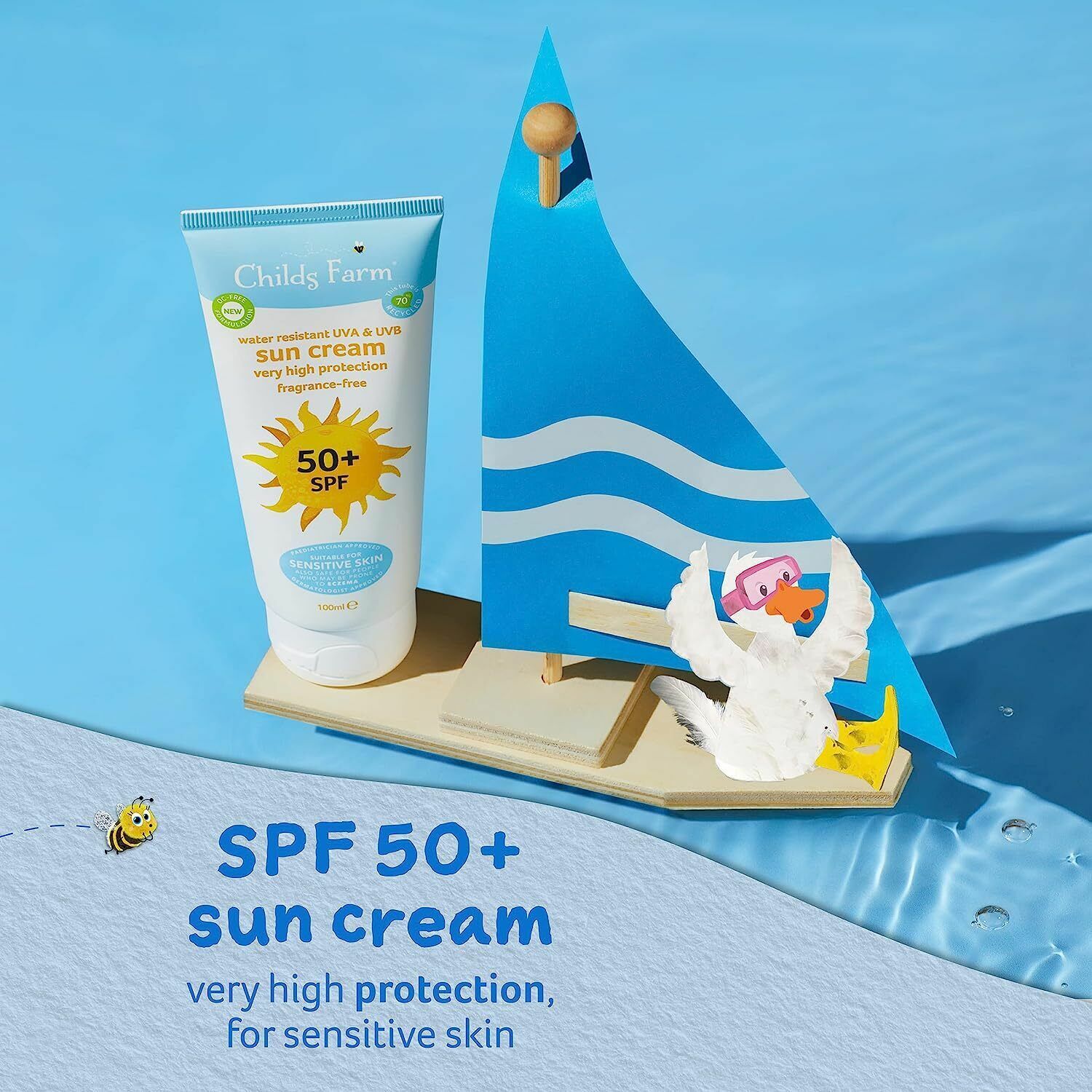 Childs Farm Sun Cream 50+ SPF 無香味防曬霜 100mL