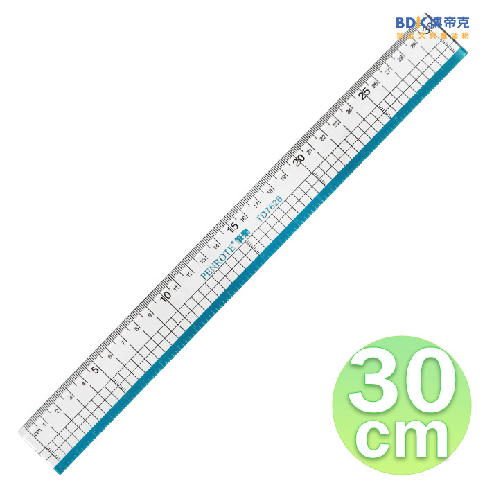 筆樂 Penrote 30cm直尺 TD7626
