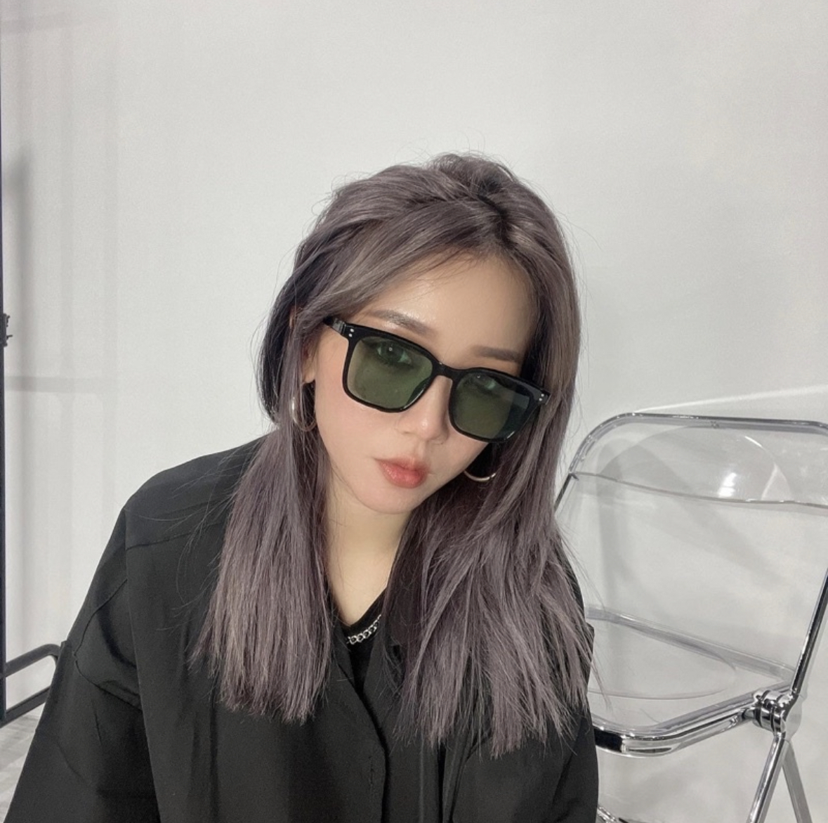 果凍大方框墨鏡(J00015)