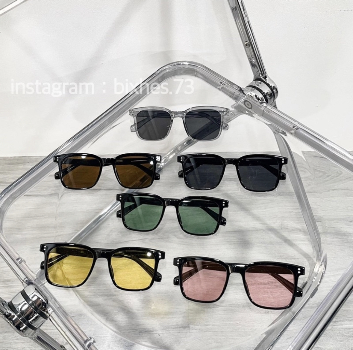 果凍大方框墨鏡(J00015)