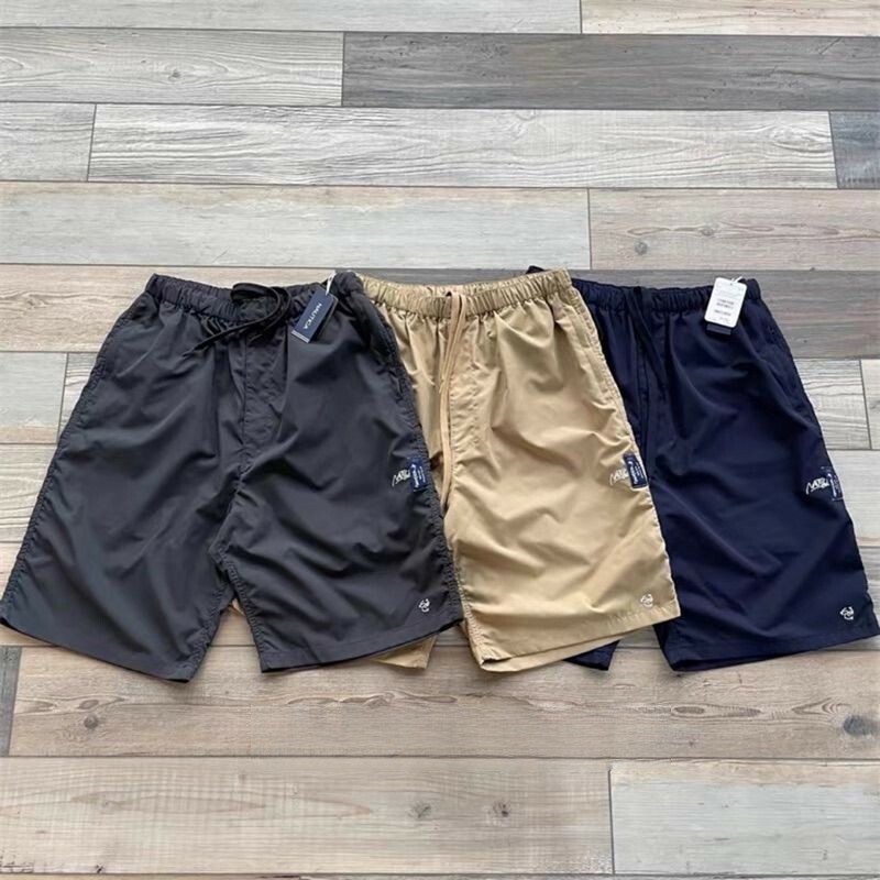 NAUTICA 22ss刺繡小logo尼龍 工裝感 休閒褲 短褲