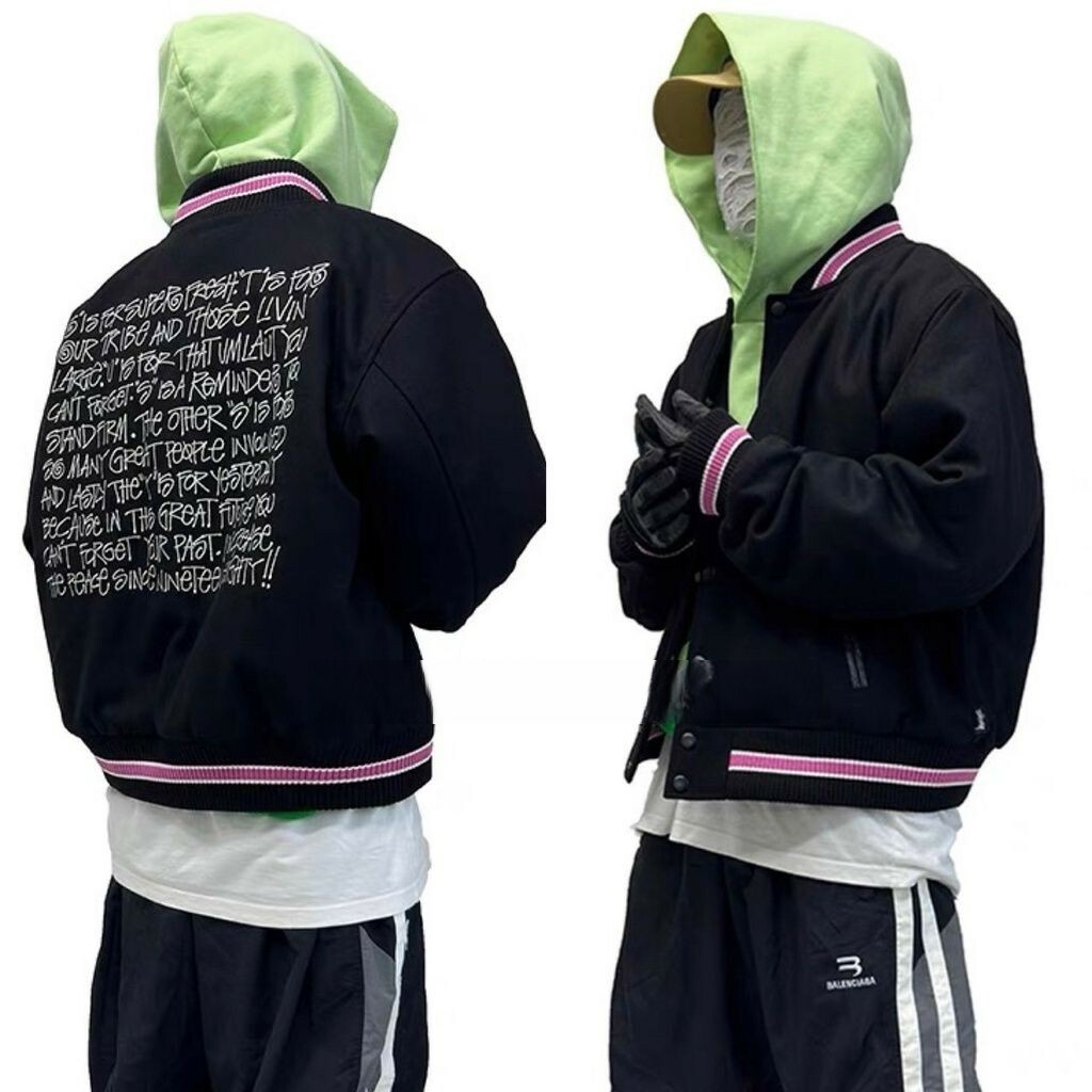 Stussy棒球加絨開衫外套⚾️棒球外套