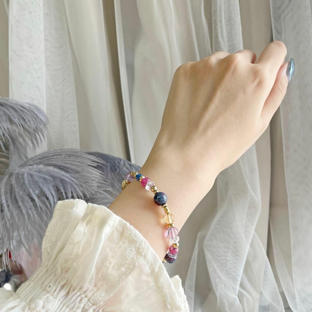 ☽◌*吉維尼的莫內花園／莫奈紅寶石花園、紅寶石、黃水晶、紫水晶