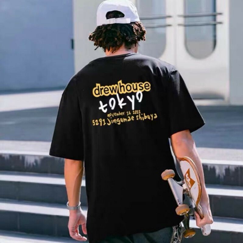 Drew House 限定 笑臉字母 短袖 短T