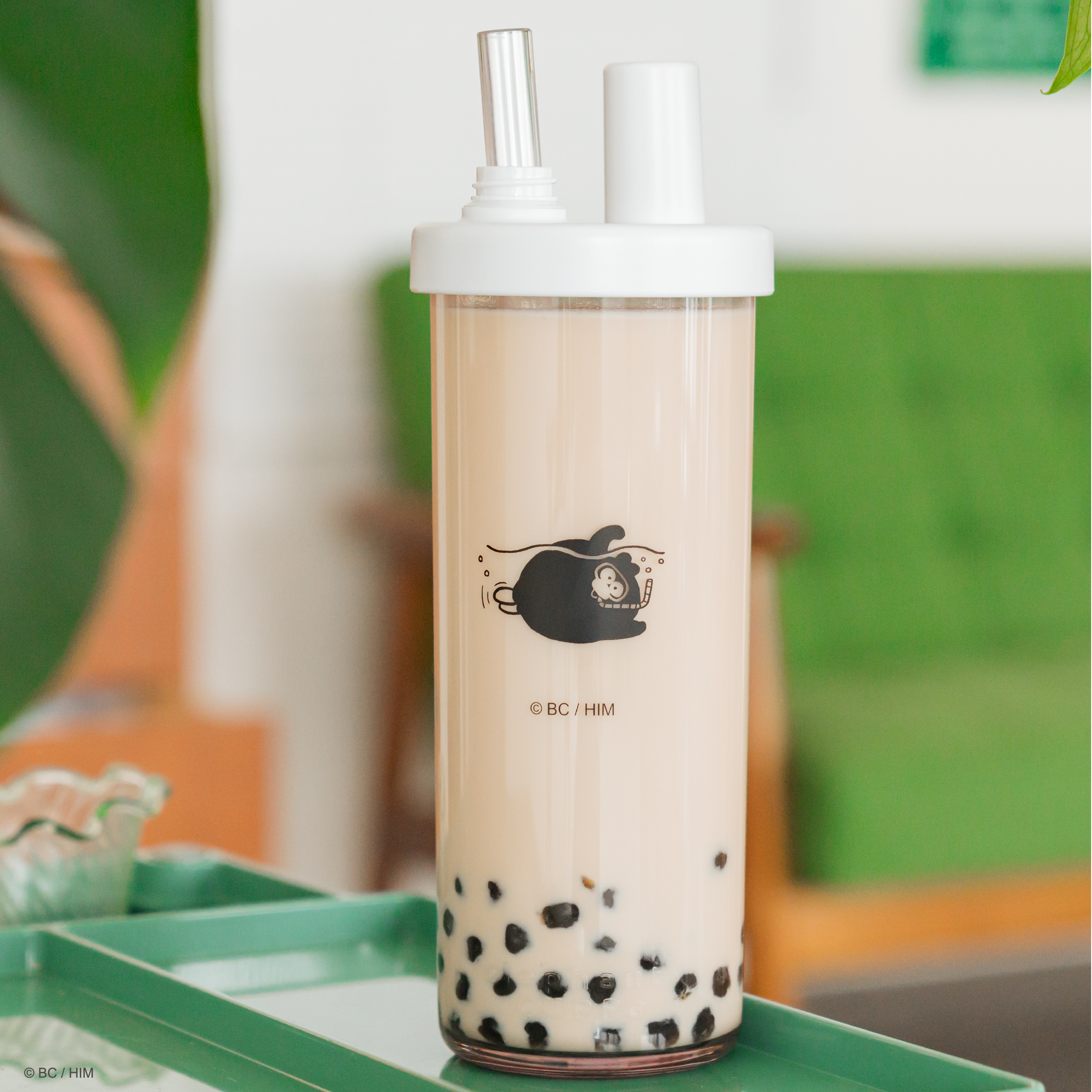 (獨家款)【慢慢挑 x 奧樂雞- 浮潛中！】海底雞720ml環保隨行杯-經典白