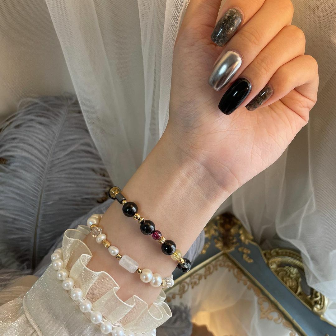 ☽◌*金運光燃／高品金運石．紫牙烏．金髮晶．太赫茲