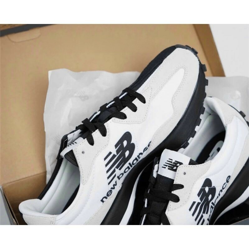 ［hao nice]New Balance 327 黑白鴛鴦雙面太極 休閒復古 老爹運動鞋 休閒鞋 運動鞋