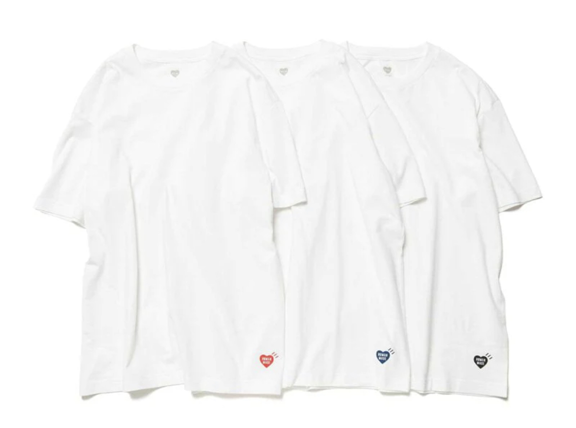 Human Made 3 Logo T-shirt Pack