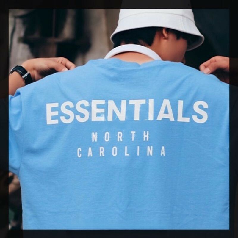 限定北卡藍 FOG FEAR OF GOD ESSENTIALS 北卡羅來納州限定T恤 短袖