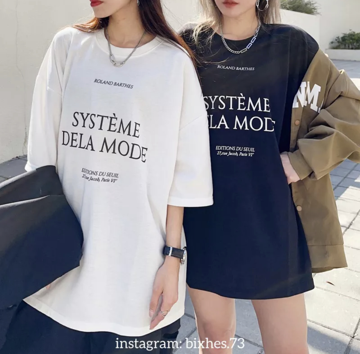 Systeme me dela mode 寬鬆短T(A00018)