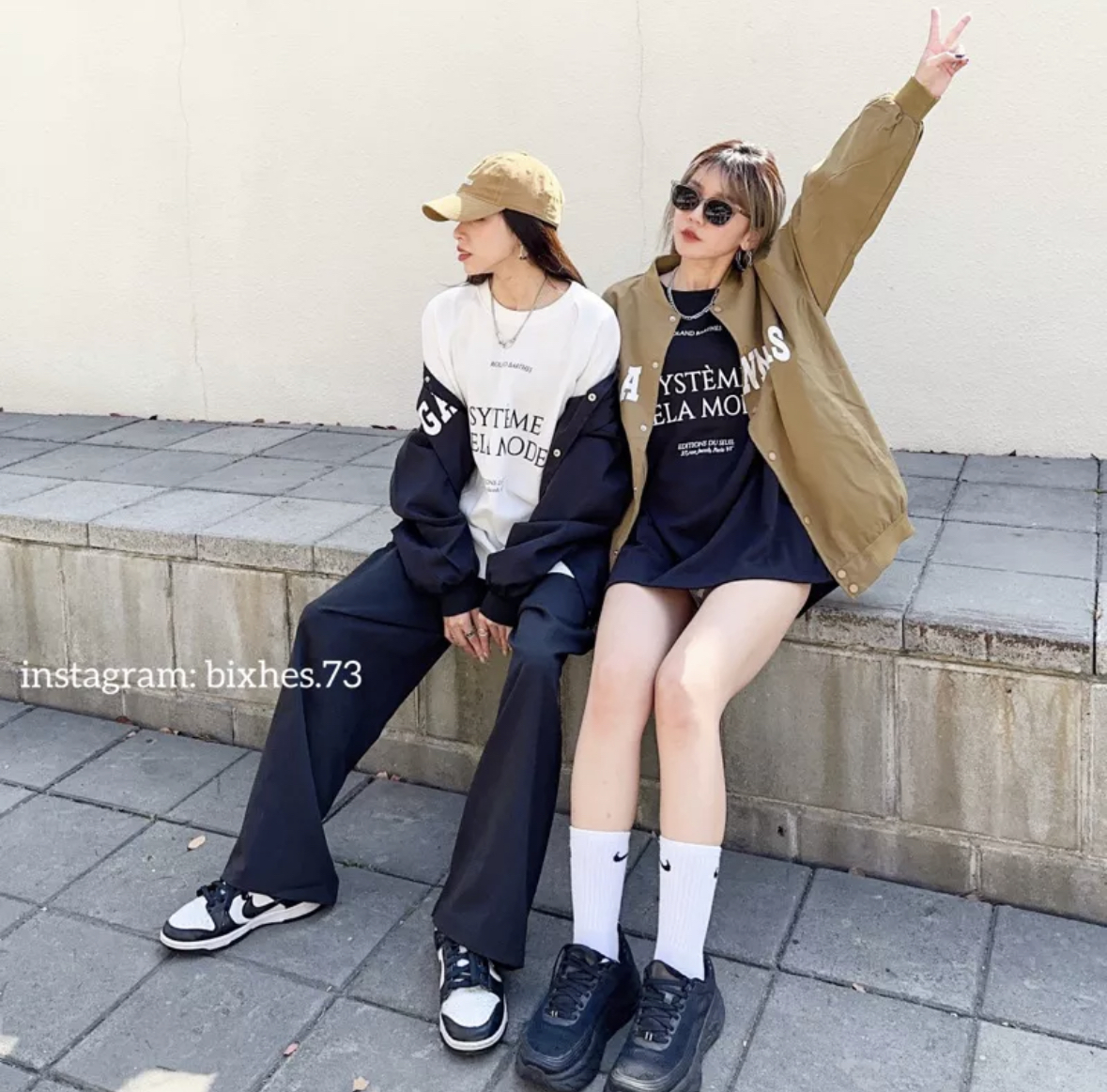 Systeme me dela mode 寬鬆短T(A00018)