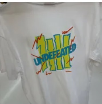 [S] MODERNWORKS UNDEFEATED SMALL LOGO SHORT SLEEVE T-SHIRT,WHITE, UDFSSTS2106-WH [FINAL SALE] (SMW116)