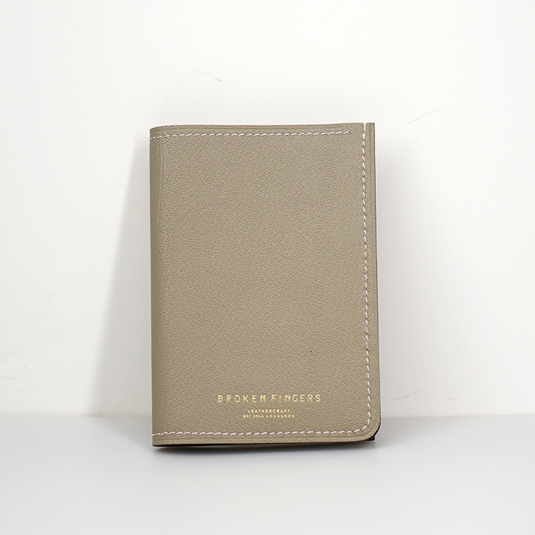 Passport Holder【 Sandstone Beige 】Italian Goatskin Small Accessories