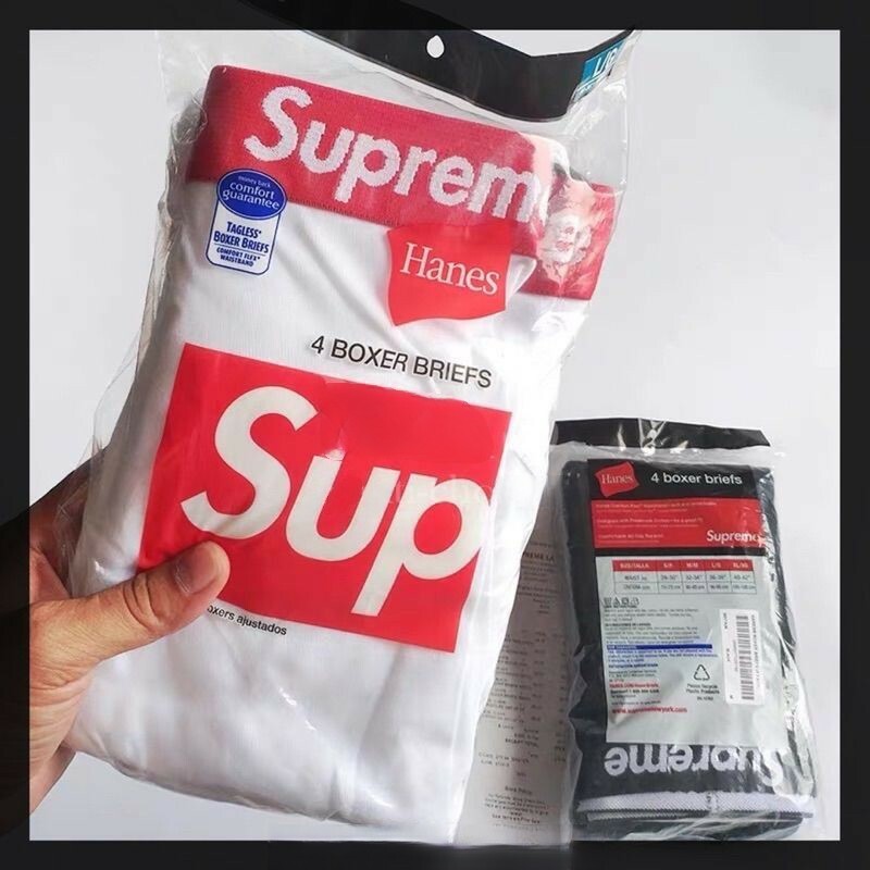 Supreme Hanes Boxer Briefs 內褲 四角褲 平口褲 純棉 單件【SUP050】