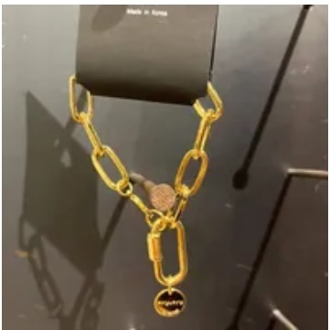 [S] NYU.NYU CLASSIC NYU NYU BIG CHAIN BRACELET,GOLD, SNN187 (SNN187)