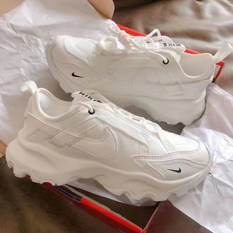 ΝΙΚЕ TC 7900 全白 厚底 增高 DD9682-100 黑白熊貓 DR7851-100