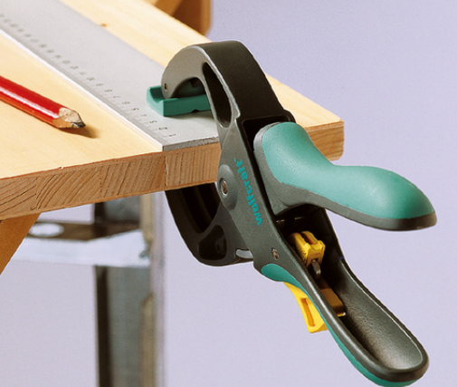 德國"WOLFCRAFT"棘齒固定木工夾50mm