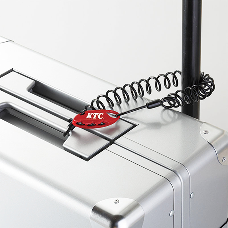 KTC 彈性捲線密碼鎖