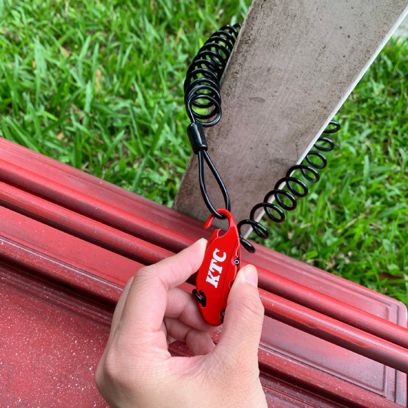 KTC 彈性捲線密碼鎖