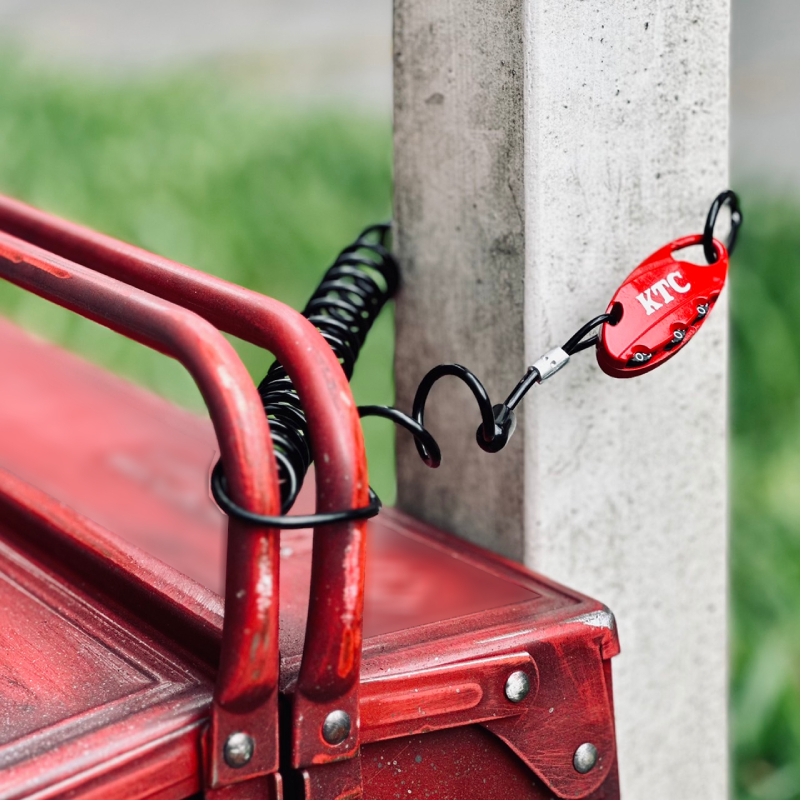 KTC 彈性捲線密碼鎖