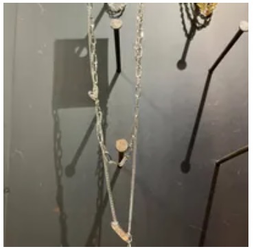 [S] NYU.NYU HEART NECKLACE,MULT, SNN191 (SNN191)