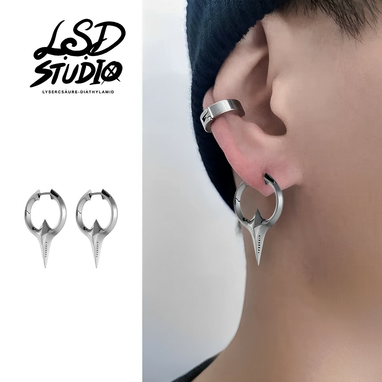 【ACGY006】自由靈魂尖刺造型耳環