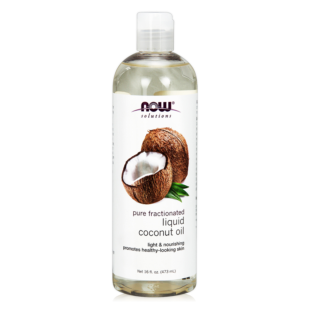 限時65折!【NOW】椰子基底油(16oz/473ml) Liquid Coconut Oil/按摩油
